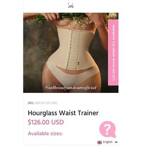 Sol Beauty & Care Waist Sincher